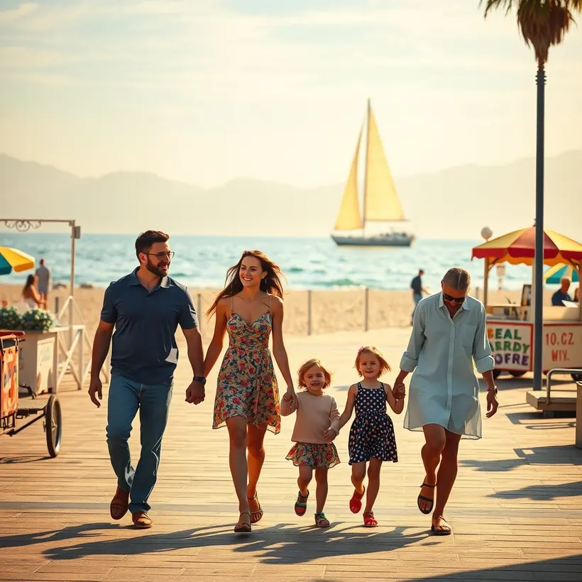 Plan a 7-day family vacation on a mid budget